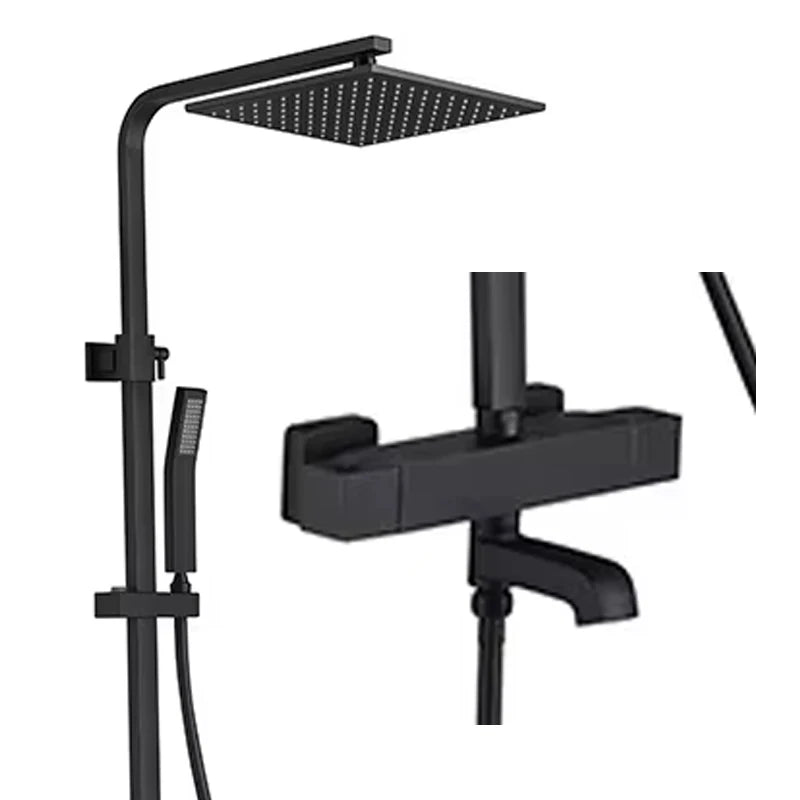 Black Brass 3-Function Shower System