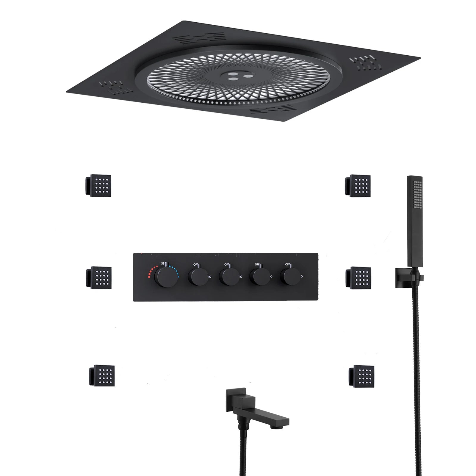 Ceiling Mounted Shower Kit