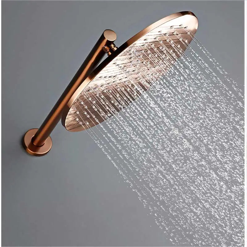 Brushed Rose Gold Shower Set