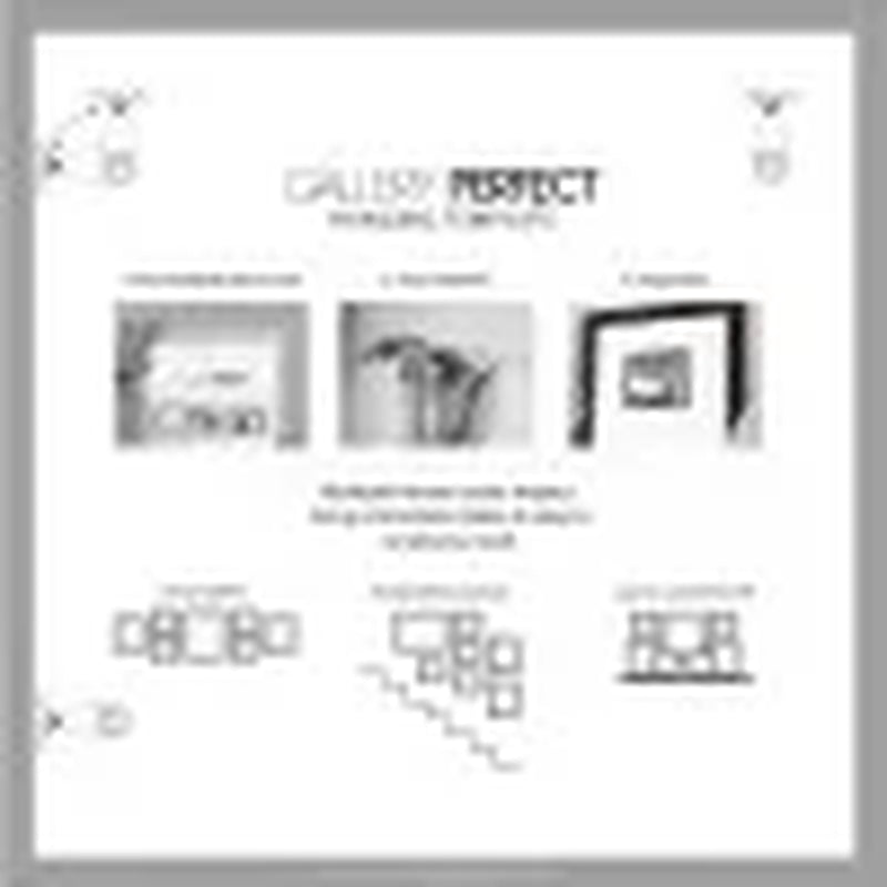 'S 9-Piece, Gallery Wall Frame for 8" X 8" or 12" X 12" Photos - Black