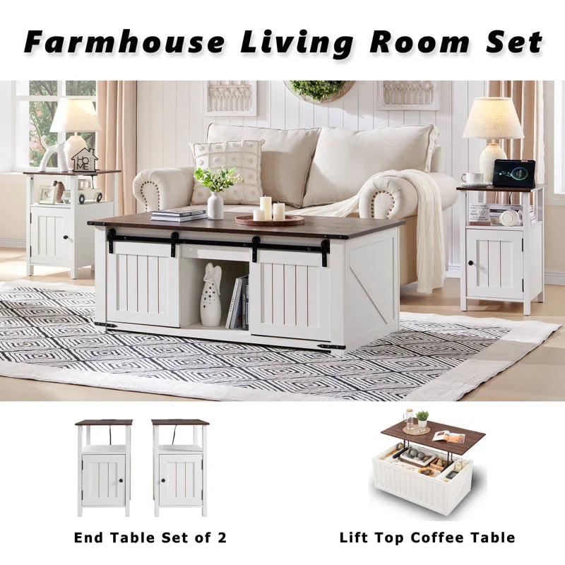 Vianor 48” Lift Top Coffee Table with Storage