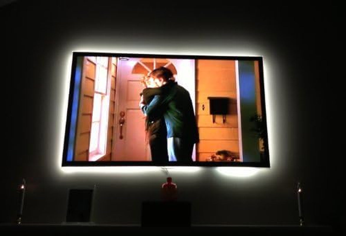 Backlight for TV Home Theater Normal Bright Cool White Mini Kit (Extra Small) Recommended for Flat Screen TV LCD (Table Mount or Wall Mount)
