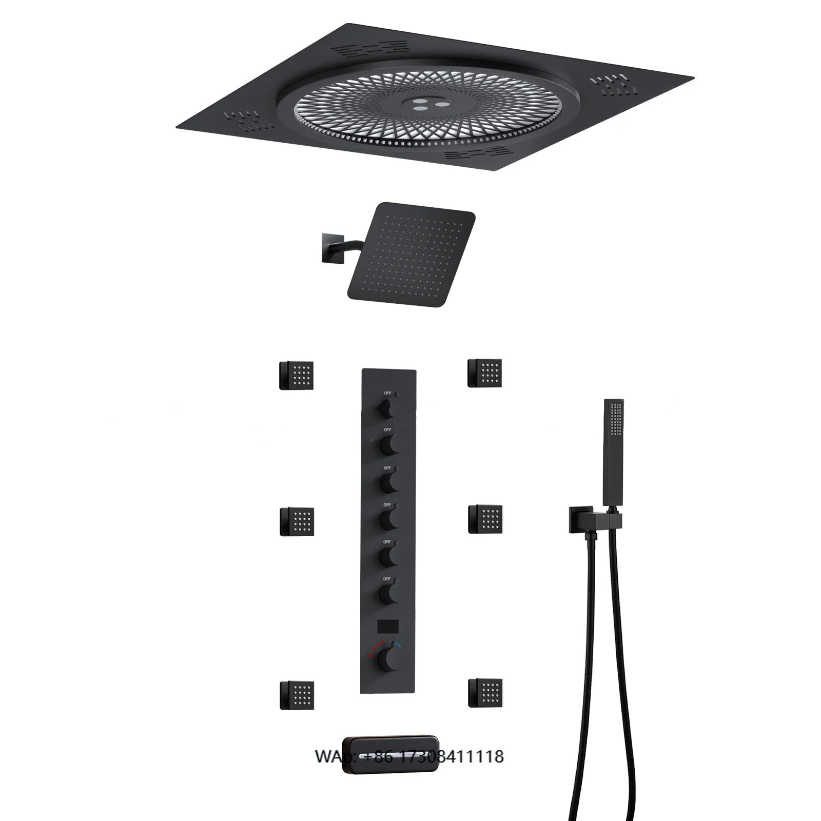 Ceiling Mounted Shower Kit