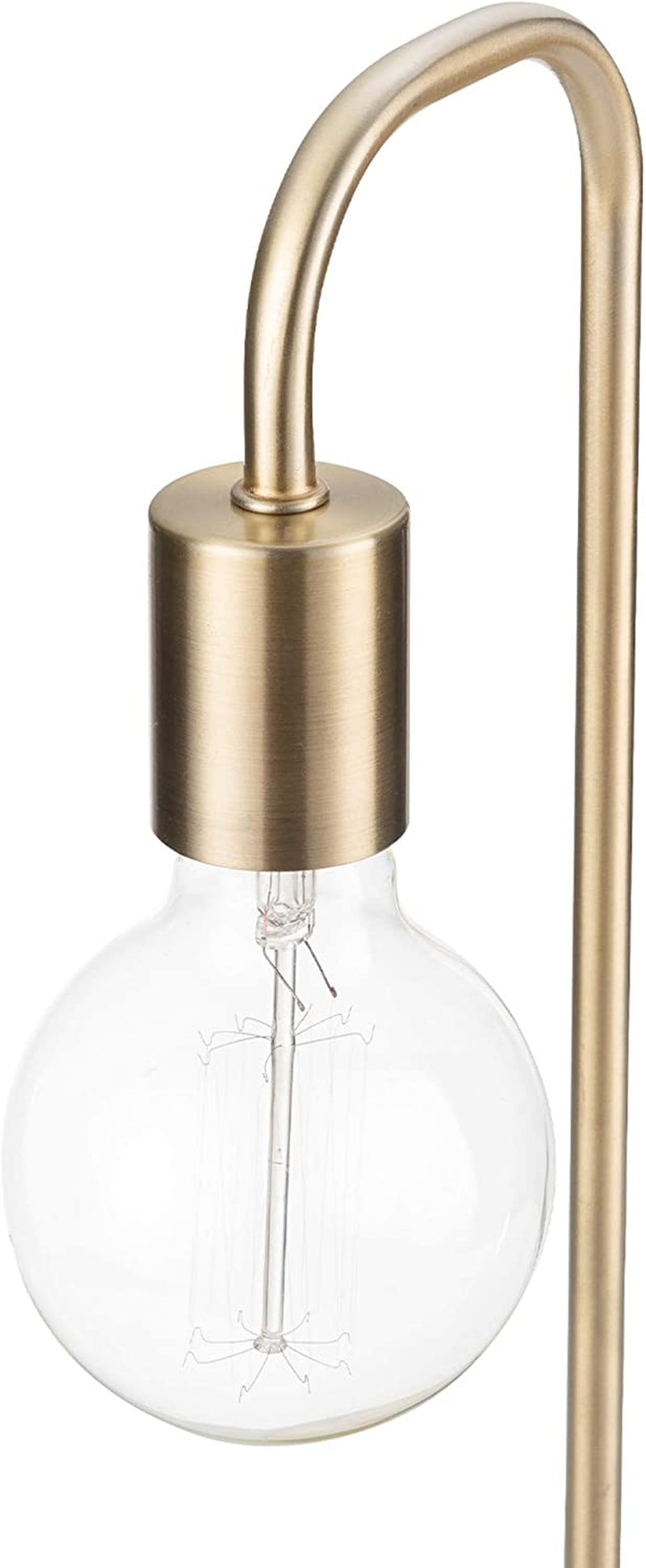 Electric 67433 Holden 18" Table Lamp, Matte Brass, Modern, Night Stand, Bedroom Décor, Living Room, Bedside Light