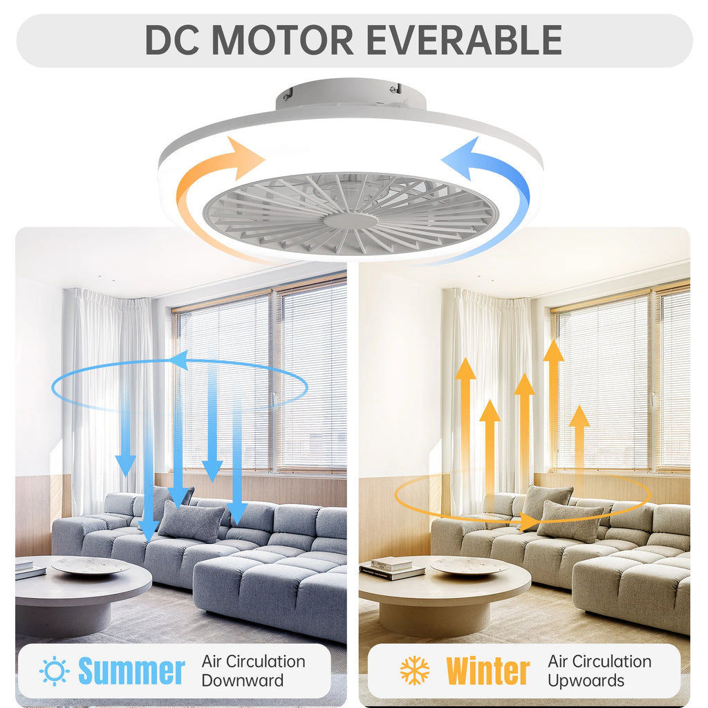 18" Modern Ceiling Fan